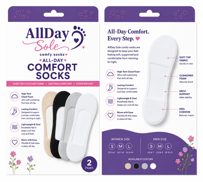 AllDay Sole™ Foot Pain Relief Socks