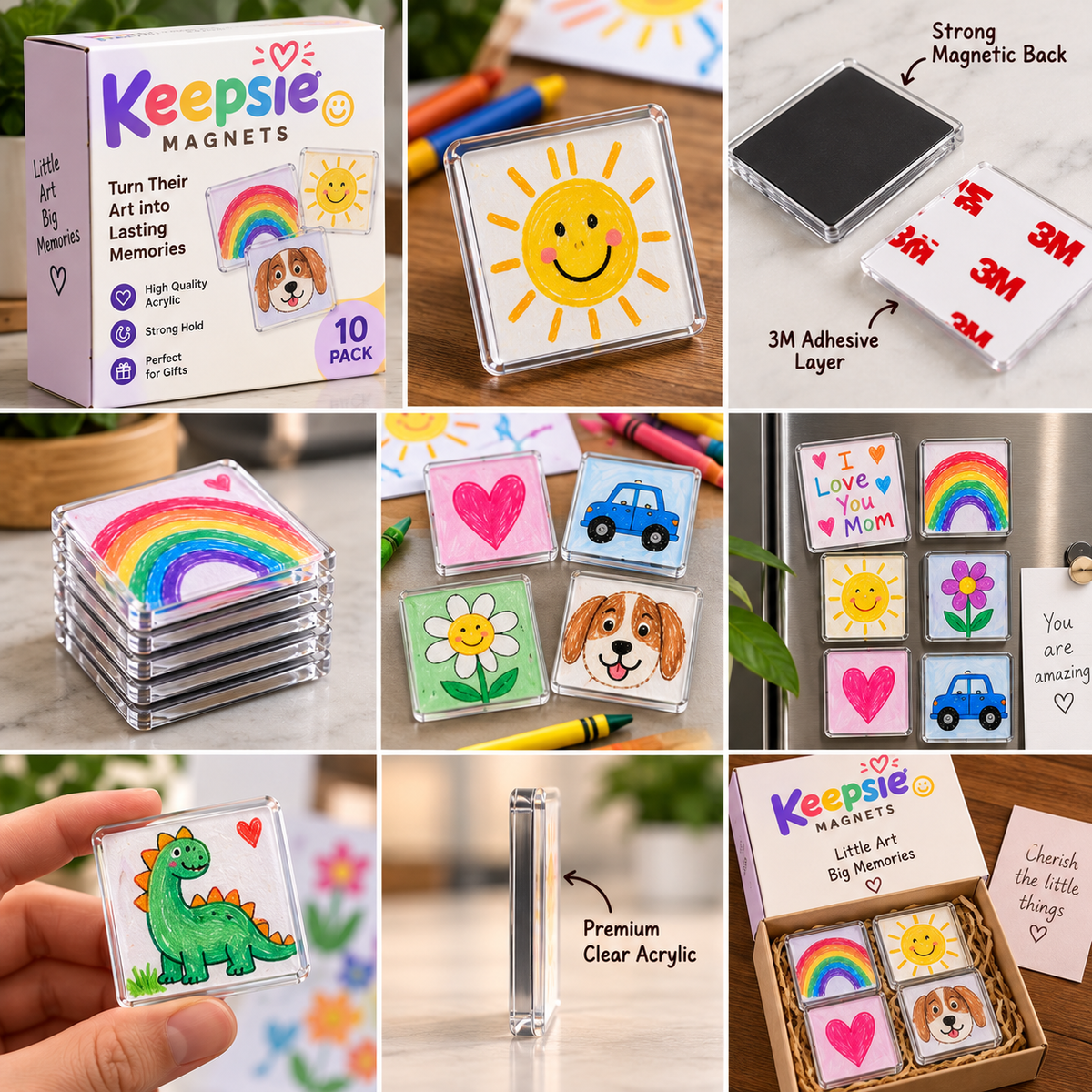 Keepsie Little Masterpiece Magnets